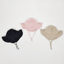 린넨 훌라 끈조절 유아동 모자 여름 남아여아 남녀공용 어린이 초등 주니어 자외선차단