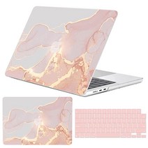 GABraden 맥북 에어 13.6인치 케이스 2022년 출시 A2681 M2 칩과 호환 가능 액체 레티나 디스플레이 터치 ID 및 키보드 프로텍터 노트북 플라스틱 하드 쉘(그, Pink-1355