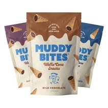 Muddy Bites 와플 콘 스낵 Waffle Cone Snack 66g 3팩, 3개