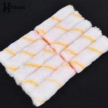 10pcs 4 인치 공예 페인트 폼 롤러 장식 코너 롤러 브러시 스폰지 페인트 롤러 슬리브 장식 그림 도구 세트