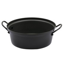 업소용 전골냄비 경질 국수냄비 알루미늄냄비, 냄비-블랙, 30cm