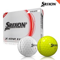 던롭 [스릭슨] 23 제트스타 8 XV 3피스 골프공 12구, 퓨어 화이트, 선택완료