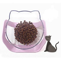 바닥 미끄럼방지 실리콘 고양이 식기 밥그릇 길냥이밥그릇 냥덕후