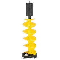 아이스 오거 얼음낚시 낚시 드릴 겨울 얼음 구멍 뚫기, 6인치 블루 낚시용품