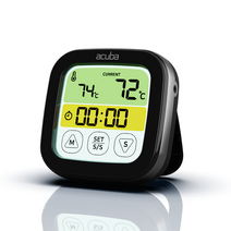 아쿠바 디지털오븐온도계 CS-OT PRO 방수 탐침 고기온도계 2가지 온도 최적화 센서