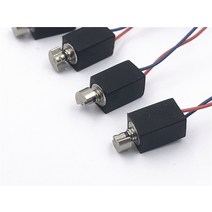 진동모터 전기모터 서보모터미니 마이크로 4mm x 8mm 진동 모터 DC 3V-5V 중공 컵 코어리스 편심 휠 포함, 01 3-5V