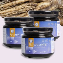 HACCP 인증 프리미엄 국내산 황금 약도라지청 600g 쌀조청 도라지진액 액기스, 600g x 3병