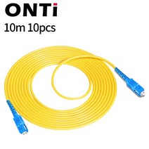 ojc 광케이블 sclc ONTi SC UPC-SC UPC 광섬유 패치 케이블 1M 3M 5M 20M SX 2.0mm FTTH SM 광 점퍼 피그, 04 10m 10pcs