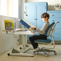 [키즈투유스]G6 1200 높이각도조절 책상+밥 높낮이의자 세트, 책상:책상화이트 / 의자:의자아쿠아그린