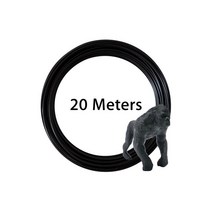 3D프린터필라멘트 LeoPlas 1.75mm 10 및 미터 탄소 섬유 PLA 필라멘트 샘플 3D 프린터 소모품 인쇄 용품 플, 02 Black 20m 60g