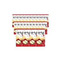웅진 내사랑 사과드링크185ml 24팩 사과 과일주스, 웅진 내사랑 사과드링크185ml 24