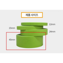 3M 차량 종이 마스킹테이프 내열 15mm, 개