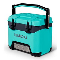 이글루 쿨러 IGLOO CooLer 이글루 아이스박스 아이스박스 캠핑 한강 mt 야유회 워크샵 테니스 배드민턴 게이트볼, 아쿠아마린/그레이