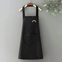 이지홈 방수 앞치마, 1개, 무지개