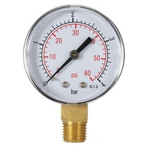 오일압력게이지 압력게이지 뜨거운 전문 수영장 스파 필터 수압 미니 0-60 psi 바, 협력사