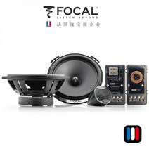 PUISSANT 컴팩트 차량용 스피커 시스템 초점 성능 PS 165V1 전문가 시리즈 65 인치 최대 160W 2 웨이 컴포넌트 1 세트, 6.5