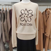 [모스코나] MOKR22TC9 벨벳로고라운드니트티