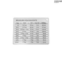 스테인레스 스틸 측정 컵 측정 숟가락 세트 14 조각 베이킹 도구 스테인레스 스틸 측정 숟가락-134386, 옵션03