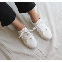 여성 스니커즈 단화 흰색 검정 운동화 슬립온 굽낮은 운동화