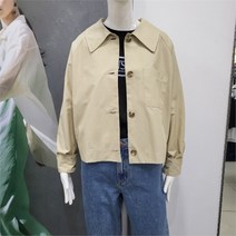 [뉴코아_에이비에프지] Abfz DP01 스텐 카라 홑겹 숏 자켓 AFW2HR02E