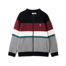 (롯데백화점)(키즈) 남아 스트라이프집업가디건 블랙 (R2141K401_02)