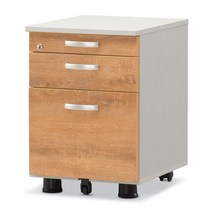 애플 사무용 수납장 3단 이동서랍, 고급형 / W400xD510xH575, 화이트