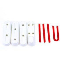 Xiaomi M365 전동 스쿠터 보호 커버 U 자형 컬러 반사 스트립 및 휠 장식 블록, 02 B