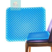 사각쿨젤방석/차량용방석/쿨방석/마약방석/여름방석/의자방석/바른자세/방석/쿨매트, 양면형 42X37cm