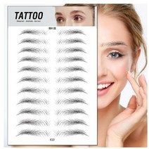 아이브로우 눈썹 모양 오래가는 스티커 4D 방수 문신 초간편 그리기 정리 입체 메이크업 E13