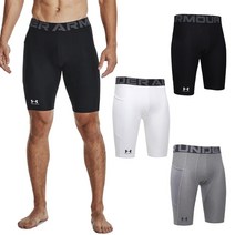 언더아머 UNDER ARMOUR 언더아머 남성 히트기어 포켓 롱 쇼츠 컴프레션 핏 반 타이즈 레깅스 1361602 001