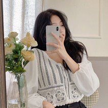 데이데이 클리앙 니트 블라우스