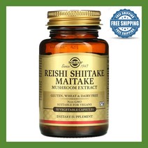 Solgar 솔가 영지 표고 잎새버섯 추출물 50배지캡슐 Reishi Shiitake Maitake Mushroom Extract