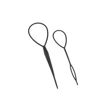 페어핀만들기 플라스틱 헤어 루프 스타일링 도구 매직 토시 테일 헤어 브레이드 포니테일 스타일링 클립 소녀용 롤빵 메이커 헤어스타일