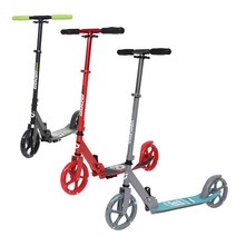 엑스원 라이더 주니어 성인용 높낮이조절 접이식 킥보드, 블랙