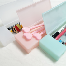 DIY 내맘대로 무지 필통 플라스틱 필통, 번_핑크