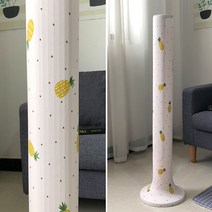 선풍기 방진덮개 탑부채커버 팬덮개 없음 탑부채커버 스탠드, 핑크 파인애플, 대형