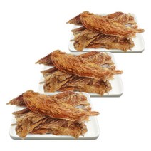 국내산 닭고기 바삭바삭 치킨안심육포_다이어트 인기만점 강아지수제간식, 치킨안심육포, 3개