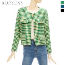 [블루레이스] 하운드체크골드버튼자켓_BI3S1JK1011