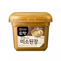 소문난 청정원 순창 우리쌀로 만든 미소된장 450g 정원이샵 집밥 엄마손맛 캠핑필수품 감칠맛업 자취템 홈캉스 풍미업, 1개