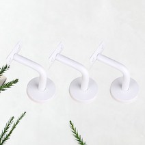 난간대 외부 난간 평철 핸드레일 브래킷 계단 안전 벽 지지대 스테인레스 야외 레일 핸드 서포트 장착 플랫 실버, Picture 1