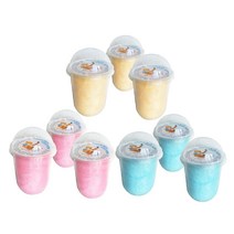 TeddyBear 스파이더 캔디 벌꿀 솜사탕 허니핑크 10g x 3p + 허니블루 10g x 3p + 허니화이트 10g x 3p 세트, 3세트