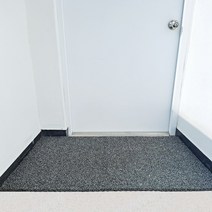 에이젯 현관 코일매트 80X60 그레이투톤, 베이지투톤