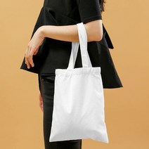 커스텀 기본 에코백 토트백 2EA 화이트 26X30 무지 숄더백 캔버스 데일리 캐쥬얼