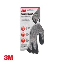 3M 슈퍼터프 라텍스 장갑 블랙 올리브 오렌지, 3M 슈퍼터프 라텍스 장갑 올리브L