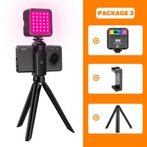 VL49 RGB Vlog 필 라이트 비디오 조명 미니 LED 카메라 Rechargable 패널 램프 Youtube Tik tok, [04] PAAGE 3
