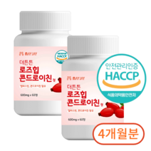 로즈힙 엘라스틴 알약/캡슐 콘드로이친 성인용 HACCP 식약처인증 2개월분, 60정, 2개