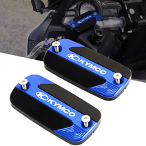 KYMCO 마스터실린더캡 1+1 세트상품 다운타운 익사이팅 Type 2, 검정