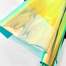 인조가죽원단 레자원단 홀로그램 PVC 비닐 무지개 빛깔의 블루 미러 호일 레이저 그래픽 패, 3.9