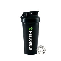 헬로벌크 프로틴 보충제 쉐이커 보틀 700ml 블랙 구매시 벌크게이터 2회분 증정