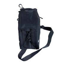 AlveyTech 자전거 및 전자 자전거용 XL 랙 백 - 블랙 반사 방수 12L 보관 카고 컨테이너 사이드 메시 포켓이 있는 백 내구성 립스톱 나일론 지퍼 잠금 수하물 트